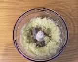 納豆お好み焼き　離乳食後期〜完了期作り方1写真
