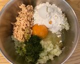 納豆お好み焼き　離乳食後期〜完了期作り方2写真