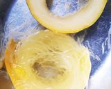 金糸うり(素麺カボチャ）胡麻和え作り方3写真