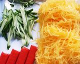 金糸うり(素麺カボチャ）胡麻和え作り方5写真
