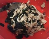 お箸がすすむ♬鶏むね肉とわかめの梅酢和え作り方4写真