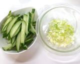 簡単♬しっとり鶏むね肉でバンバンジー★作り方3写真