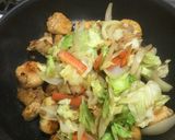 速攻レシピ！鶏肉の野菜炒め(カレー味)作り方8写真