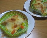 簡単ミニ野菜グラタン作り方4写真
