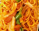 鉄板ナポリタン☆名古屋風☆喫茶店風作り方9写真