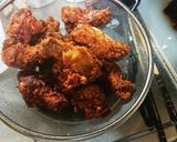 お好み焼き粉で作るフライドチキン作り方7写真