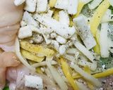 一見鶏肉●鶏皮の２種チーズのはさみやき作り方1写真
