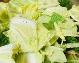 鍋の素&鶏肉と水菜の豆乳&餅うどん鍋作り方1写真