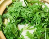 鍋の素&鶏肉と水菜の豆乳&餅うどん鍋作り方3写真