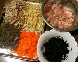 懐かし☆幼稚園の炊き込みご飯☆ひじき入り作り方2写真