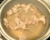 豚肉と水菜のハリハリにゅうめん作り方3写真