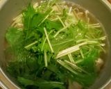豚肉と水菜のハリハリにゅうめん作り方5写真