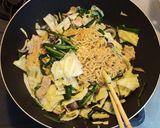 ハカタ一番?モツ鍋風焼きラーメン作り方7写真