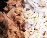 絶品！煮豚とキノコの炊き込みご飯作り方7写真