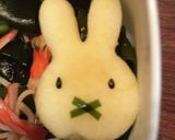 りんご型抜き＊うさこちゃん作り方4写真