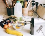 簡単美味ワンボールチョコバナナマフィン作り方1写真