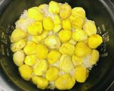 白だしで、簡単栗ご飯・栗おこわ作り方4写真