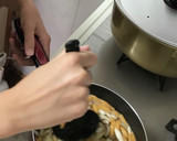 お味噌汁　in 柿の種作り方2写真