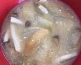 お味噌汁 in 柿の種作り方3写真