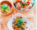 かぼちゃと塩昆布と大葉の混ぜご飯作り方5写真