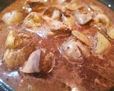鶏レバーの赤ワイン煮　粒マスタードソース作り方4写真