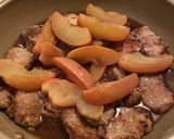 ♧豚ヒレ肉とりんごのソテー*シナモン風味作り方10写真