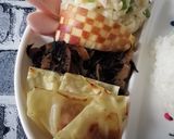 即席蒸ワンタン&飾切りんご&ひじき&ポテ作り方1写真