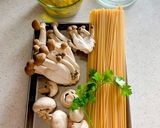 バーニャカウダソースできのこパスタ作り方1写真