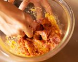 妊婦飯♪高野豆腐入りハンバーグプレート①作り方3写真