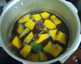 圧力鍋で☆かぼちゃと小豆のいとこ煮作り方7写真