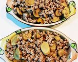 レンジで時短！挽肉とかぼちゃのチーズ焼き作り方7写真