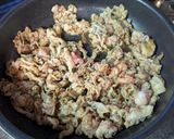 のびるの茎と豚肉の醤油麹炒め作り方5写真