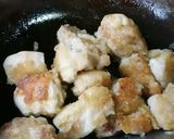 鶏もも肉の唐揚げ粉焼き作り方5写真