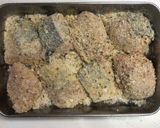 (減塩) 鮭のハーブチーズフライ作り方3写真