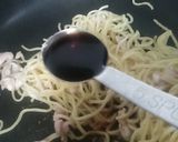 天津冬菜が隠し味・我が家の醤油焼きそば作り方2写真