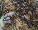 天津冬菜が隠し味・我が家の醤油焼きそば作り方4写真