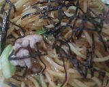 天津冬菜が隠し味・我が家の醤油焼きそば作り方4写真