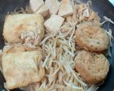 大きながんもをフライパンで煮物。作り方3写真