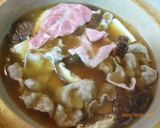 豚肉と焼き豆腐の土鍋煮込み作り方4写真