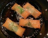 サラダチキンの梅しそ春巻き作り方10写真