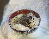 ごま塩と塩昆布のおにぎり作り方4写真
