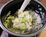 枝豆と新生姜の炊き込みご飯作り方3写真