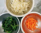 簡単　絶品✨スタミナ　ビビンバ丼作り方2写真
