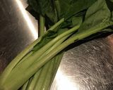 帆立と小松菜の豆板醤ソースパスタ作り方2写真