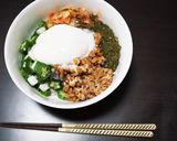 簡単腸活♪セブンイレブン商品で７色丼♪作り方3写真