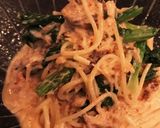 帆立と小松菜の豆板醤ソースパスタ作り方6写真