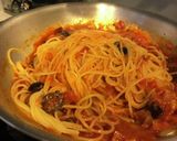 オリーブのトマトパスタ作り方5写真