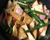 ベーコン・厚揚げ・インゲンの洋風煮込み♪作り方5写真