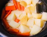 材料3つ　超簡単　さつま芋ごはん♡健康食作り方11写真
