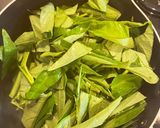 青菜の翡翠炒め風♪空芯菜炒め作り方2写真